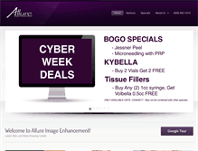 Tablet Screenshot of allureimage.com